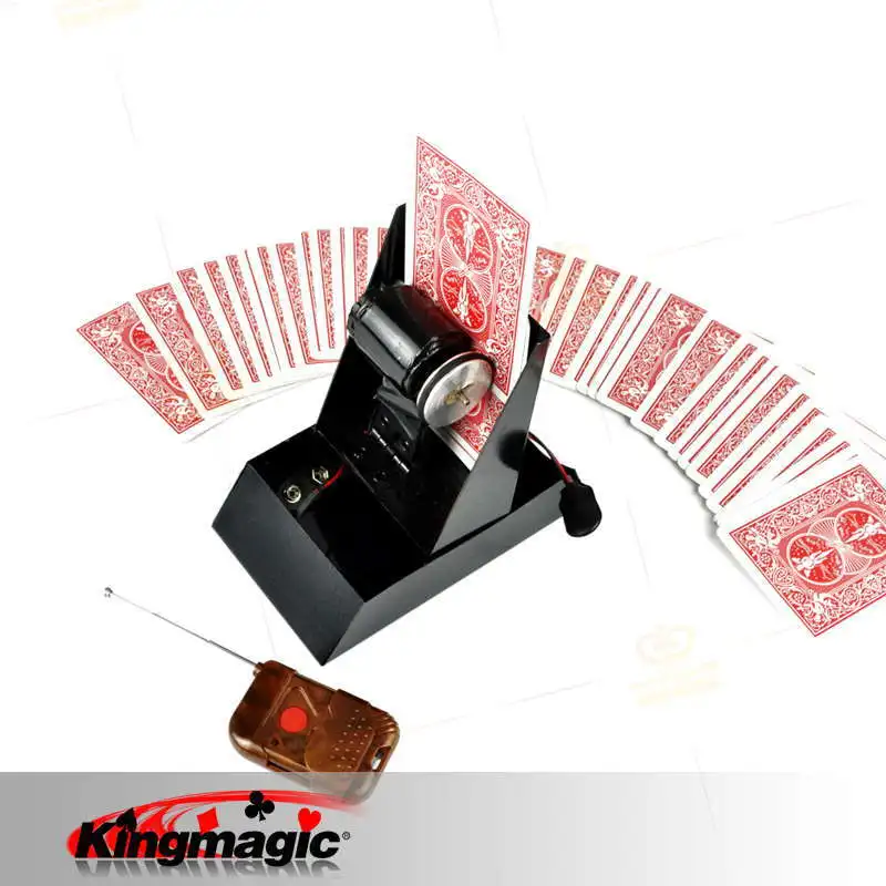 Remote Control Card Fountain magic tricks Metal stage magic props