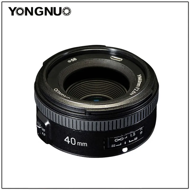 YONGNUO-40MM-F2-8-Lens-Light-weight-Standard-Prime-AF-MF-Auto-Manual-Focus-Lente-YN40mm (2)