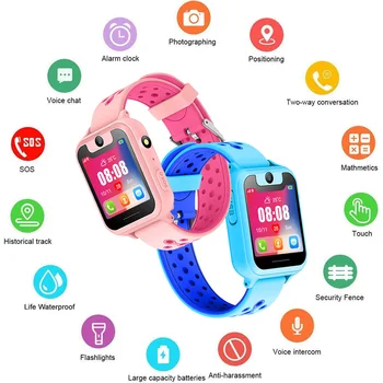 

2019 Kids Smart watch LBS Smartwatches Baby Watch Children SOS Call Location Finder Locator Tracker Anti Lost Monitor Kids Gift