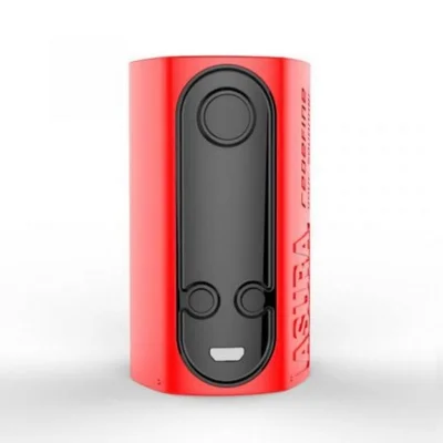 Hugo Vapor Asura 2-в-1 228 Вт Squonk коробка Mod TC GT228 Чипсет создано Двойной 18650 Батарея аккумуляторные блоки для электронных сигарет - Цвет: Красный