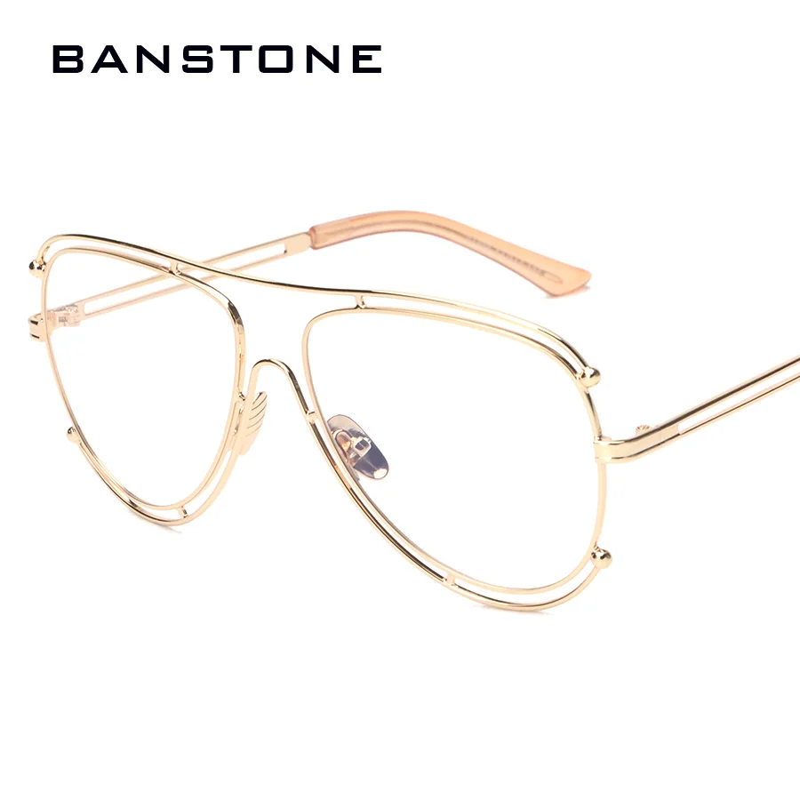 BANSTONE Eyeglass Frame Fashion Brand Transparent Glasses ...