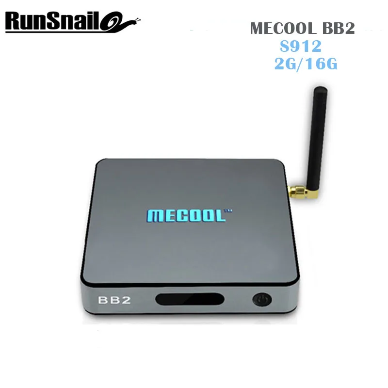

MECOOL BB2 Android TV Box 2G 16G Amlogic S912 Octa Core 4K H.265 Decoding 2.4G + 5G Dual Band WiFi Bluetooth Kodi 17.0 Player