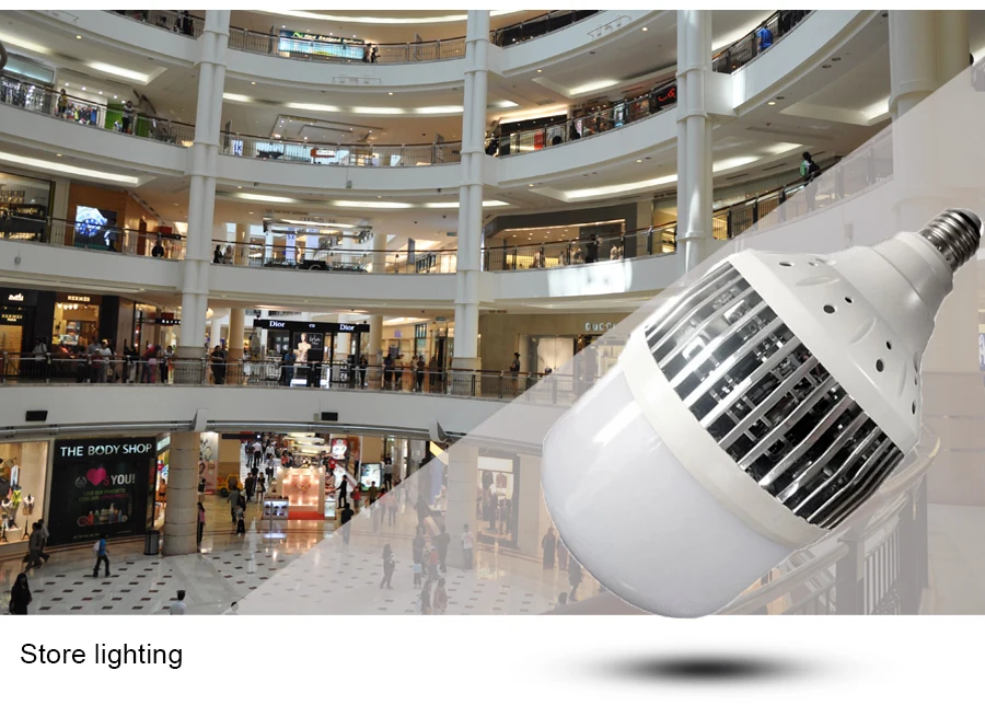 33-Aluminum finned bulbs used in shopping malls