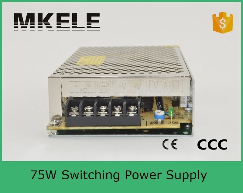 

Cheap unit high efficiency single output power supply 75w S-75-15 15v switching power supply with safe package