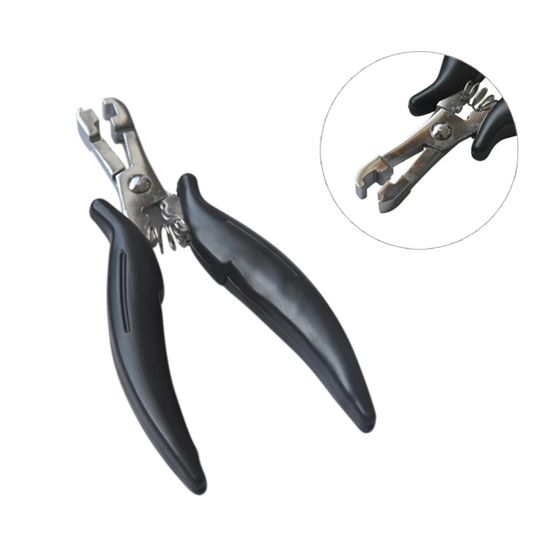 U-shape Plier Fusion Bond Crusher Tool for Keratin Hair Extensions