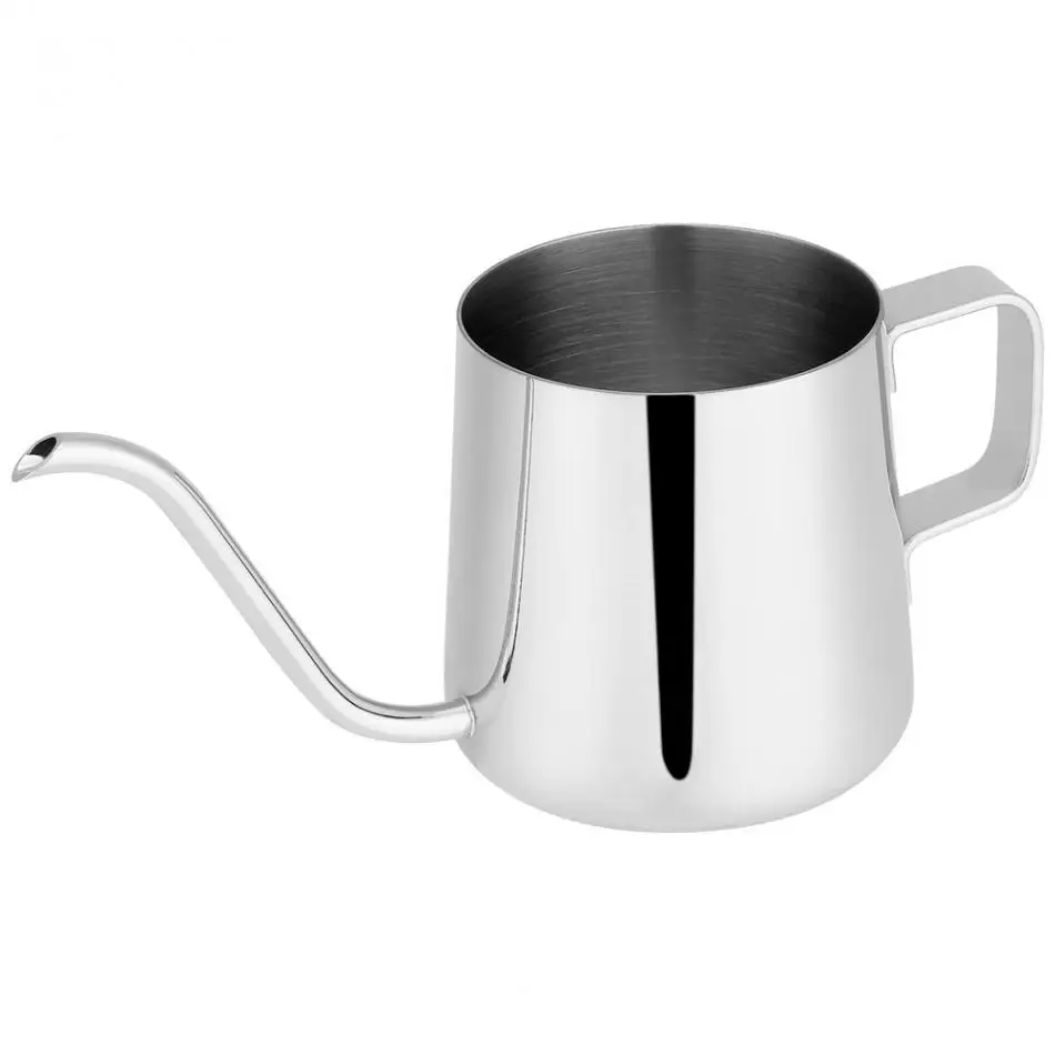 250 мл/350 мл чайник из нержавеющей стали капельный кофейник чайник с длинным носиком чашка домашний кухонный чайный инструмент
