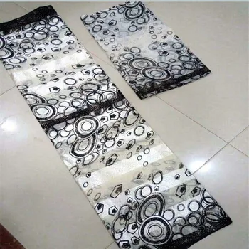 

Hot selling satin silk fabric colorfast Nigrian design African pattern satin silk fabric for clothing dress jf14-50