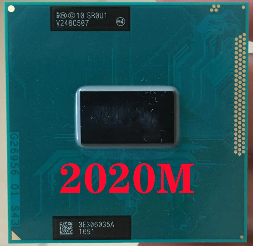 cpu for gaming pc Intel Pentium 2020M  SR0U1 Laptop processor Socket G2 rPGA988B notebook cpu 100% working properly cpu for gaming pc
