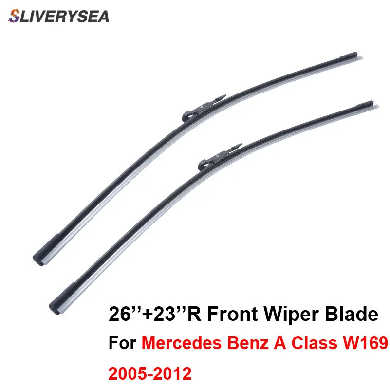 Щетки стеклоочистителя для Mercedes Benz A класс W169 2005-2012 Fit WindshieldRubber стеклоочистители автомобильные аксессуары