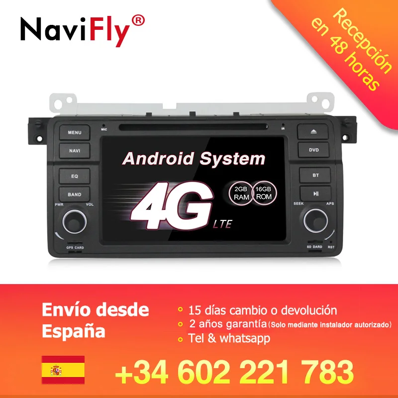 

NaviFly 7" Android 7.1 Car DVD Player GPS Navigation for BMW E46 M3 Car multimedia player car video stereo radio 4G WIFI BT RDS