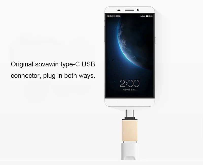 Sovawin Тип C адаптер USB 3,1 мужчина к USB 3,0 женщина USB OTG зарядки данных тип-c конвертер для Macbook для Xiaomi