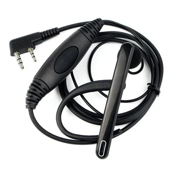 Hot 2 Pin Earpiece Mic PTT Headset for Radio for Kenwood (3)