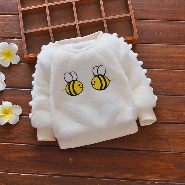 

BibiCola winter baby girls sweater 2019 new kids girl clothes children warm long sleeve sweater baby winter thicken tops