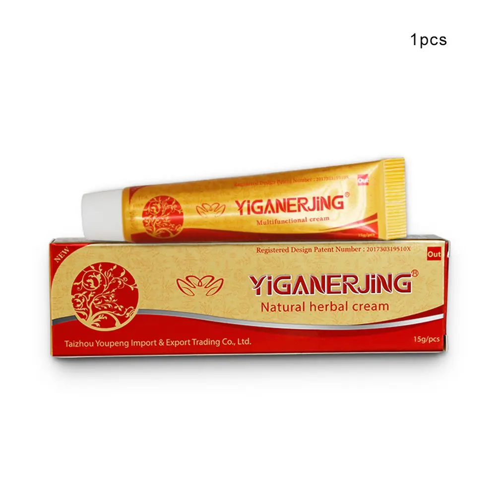 

YIGANERJING Psoriasis Cream Antibacterial Eczema Ointment Fungus Relief Treatment Skin Care Chinese Herbal Cream