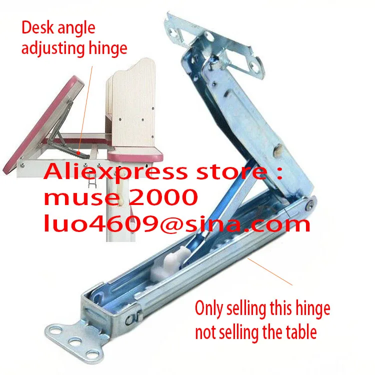

12 gears angle hinge connecter Drawing desk leaning Tilt angle adjusting Slope surface plate board alloy steel hinge hardware