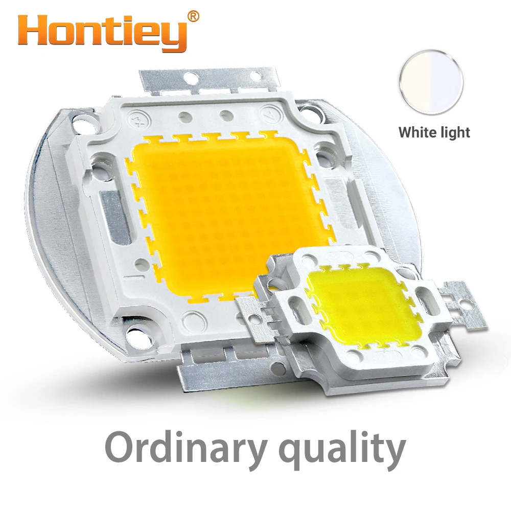 Hontiey высокое Мощность светодиодный чип теплый чистый холодный белый светильники в форме шара 10 W 20 W 30 W 50 W 100 W 12 V матричная лампа удара