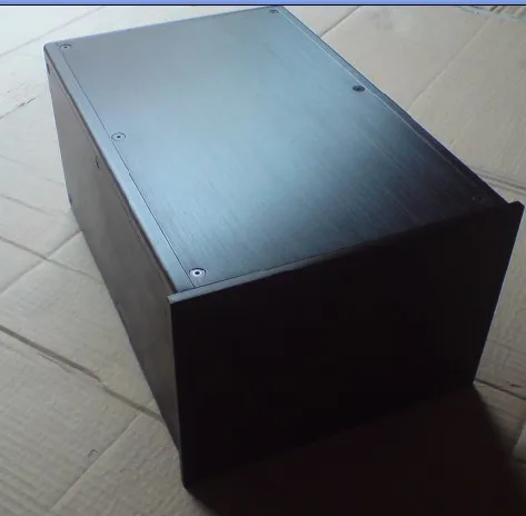 

Black full aluminum power amplifier chassis / power box / AMP case Enclosure / PSU Box DIY(200*135*308mm)