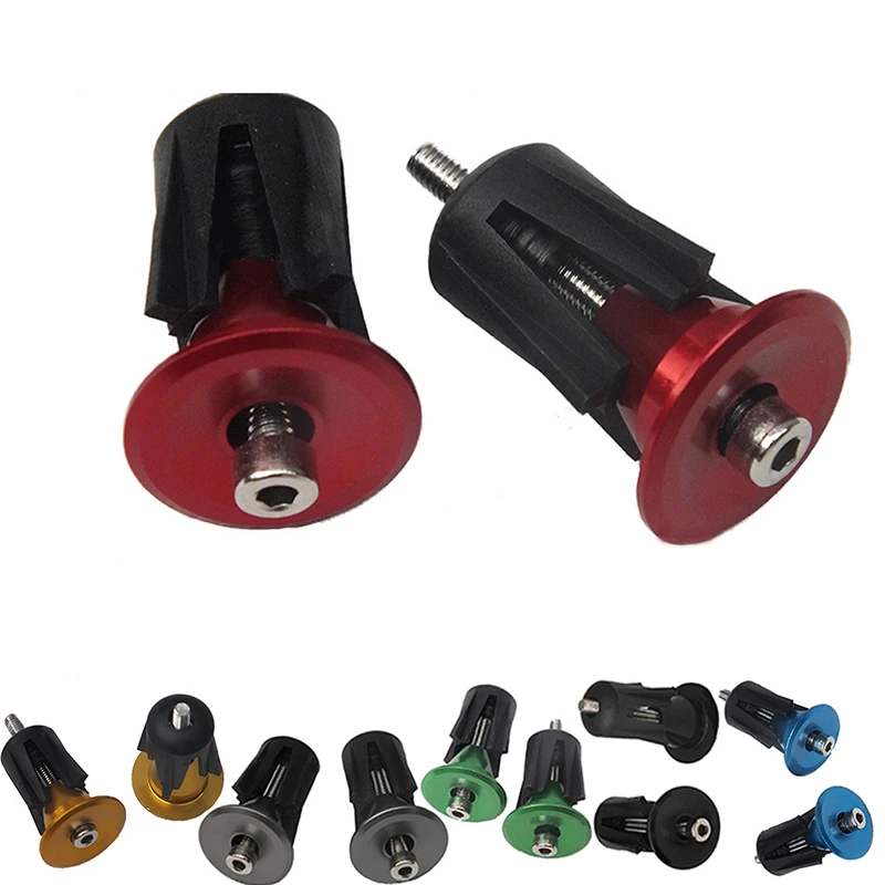 

Durable Aluminum Alloy MTB Bike Bicycle Grips Plug Handle Bar End Cycling poignee vtt velo Accessories bisiklet elcik Parts