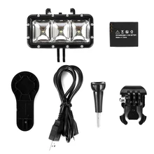 Lightdow Waterproof Underwater Diving LED Video Light for LD4000 LD6000 LD 4K for Gopro Hero 1 2 3 3+ 4 for SJCAM SJ4000 SJ6000