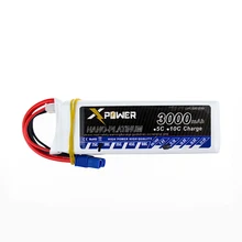 Перезаряжаемая литий полимерная батарея XPower 7 4 В 11 1 14 8 в 22 2 мАч 30C