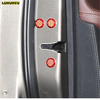 

Luhuezu New Reflective Door Lock Screw Protector Cover For Renault Koleos Captur Megane Kadjar Logan Duster Accessories