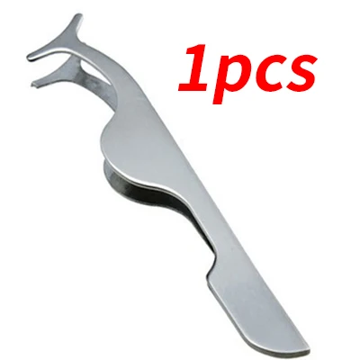 1PCS 1 шт. розово-золотые Накладные ресницы глаз ресниц Пинцет аппликатор клип Красота, инструмент для макияжа, макияж, ресницы Пинцет завивания ресниц, завиватель для ресниц - Цвет: 1PCS
