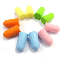 Bouchon d'oreille en mousse souple, 50 pièces, protecteur, réducteur de bruit, pour voyage, sommeil, oreillettes, nouveau, livraison gratuite