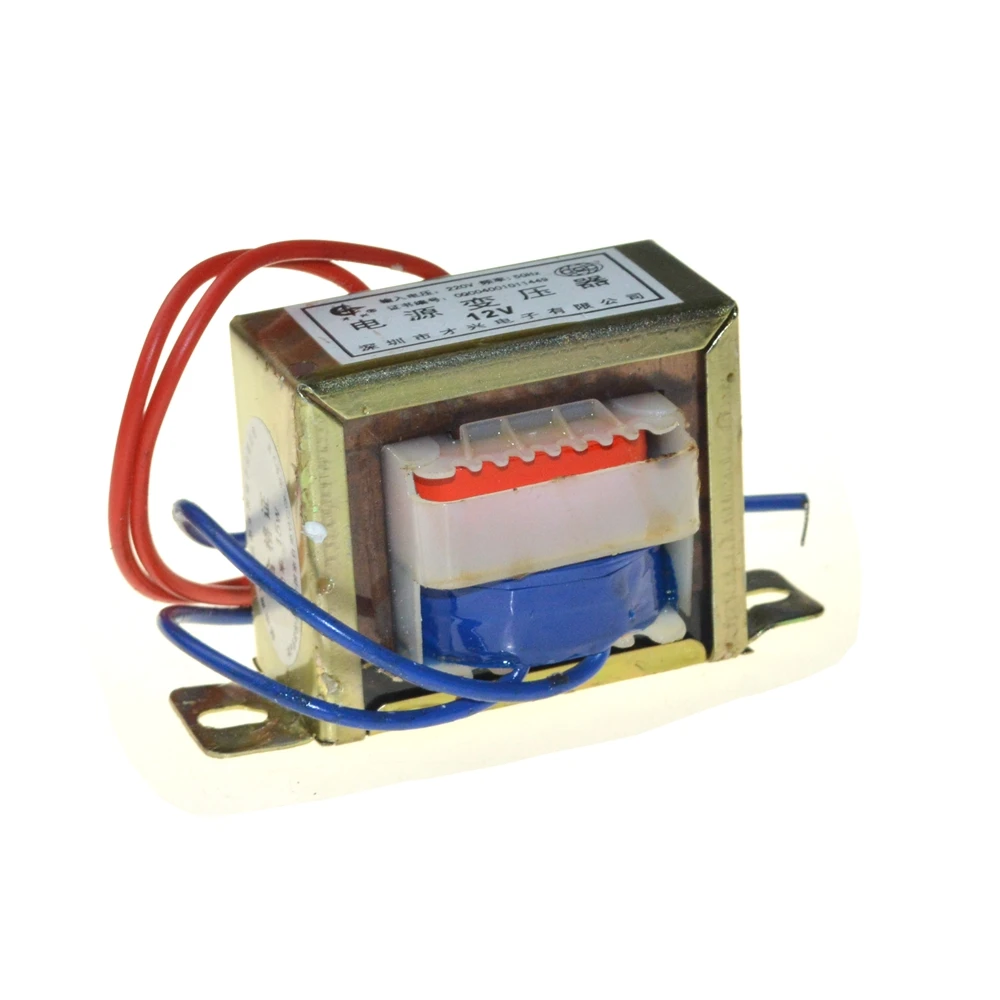 

EI57*35 Single Output Voltage 25W EI Ferrite Core Input 220V 50Hz Vertical Mount Electric Power Transformer