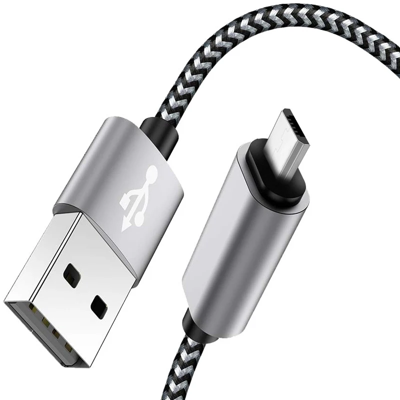 

Weaving 1M Micro USB Cable Fast Charging Microusb Charger Cord For Samsung S7 Xiaomi Redmi Note 5 Pro 4 Tablet Android Phone