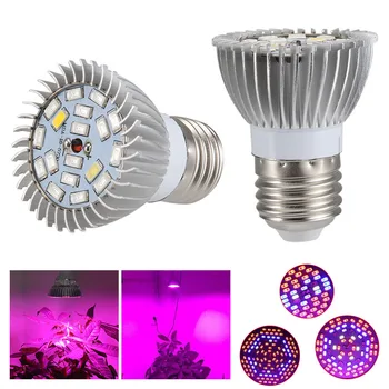 

Hot 8/10/30/50/80W LED Plant Grow Light E27 Lamp Bulb Full Spectrum for Plant Hydroponic PLD