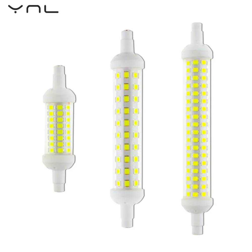 YNL R7S 6w 9w 12w LED lamp 78mm 118mm 135mm bombillas Lampada Bulb 220V 240V corn light Energy Saving Replace Halogen Light | Лампы и