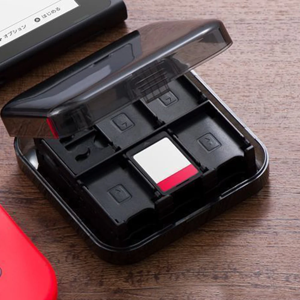 

For Switch Card Case Memory Game Card Micro Box 24 In 1 Cartridge Storage Holder For Nintend NS NX ABS Shockproof Hard Shell