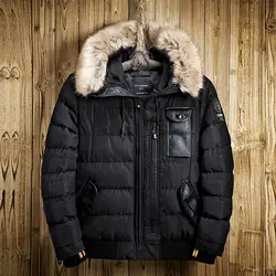 IFRICH мужские парки Лидер продаж толстые высокое качество осень зима куртки для мужчин Теплая Верхняя одежда Пальто Повседневное одноцветн
