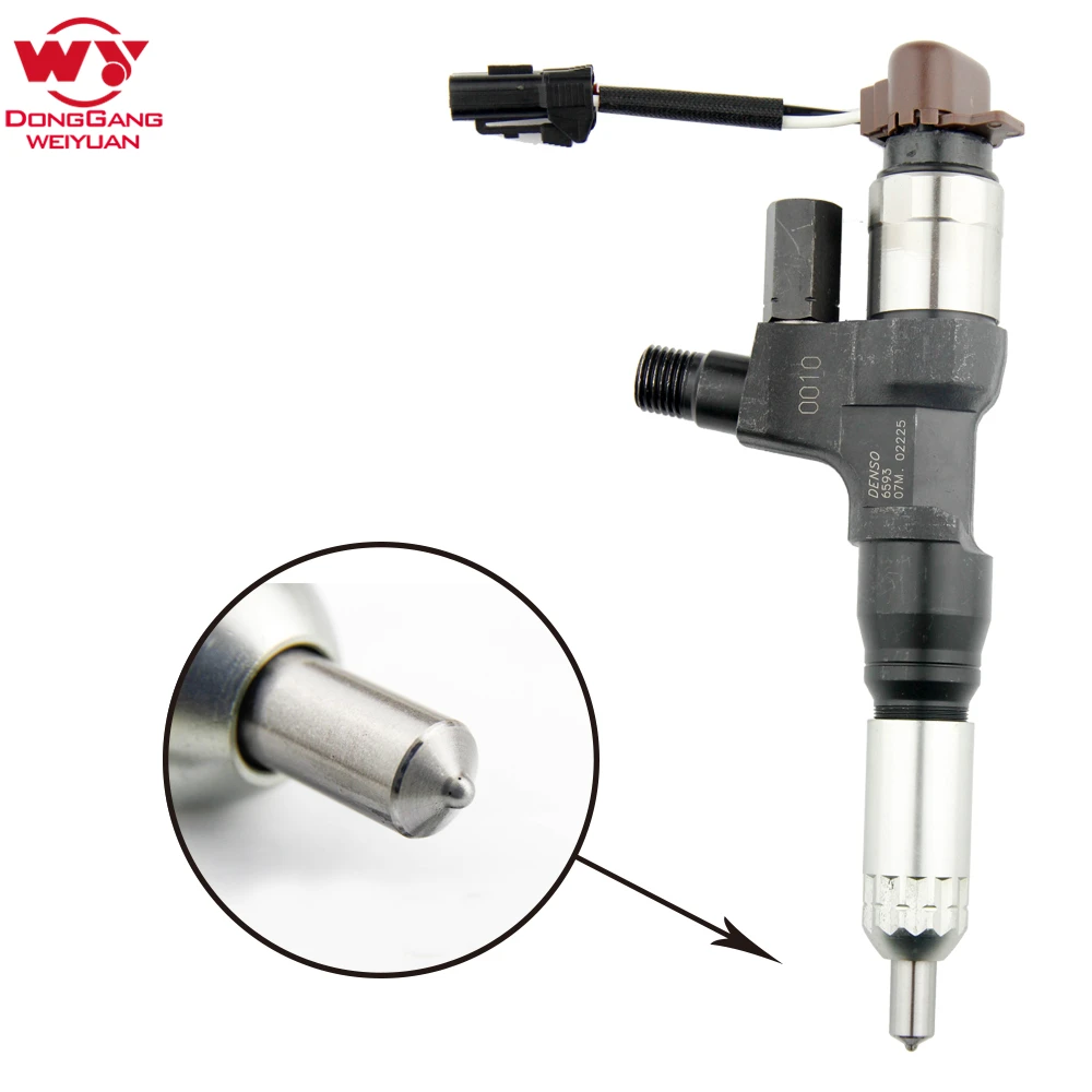 

Diesel fuel injector 095000-6593, rebuilt common rail aftermarket replacement diesel injector 0950006593 for fuel injection