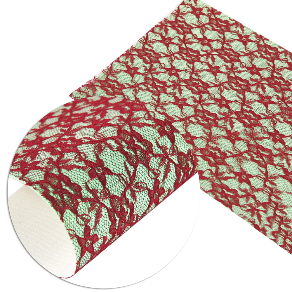 30x140 см кружева цветок искусственная кожа тканевые простыни для DIY волос сумка с бантом ремесла, 1Yc4462 - Цвет: 1061374009