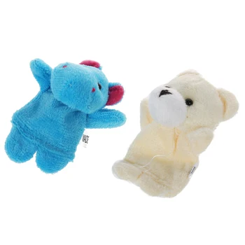 

WOTT 10 pcs Finger Animal Hand Puppet Play Learn Story Toy