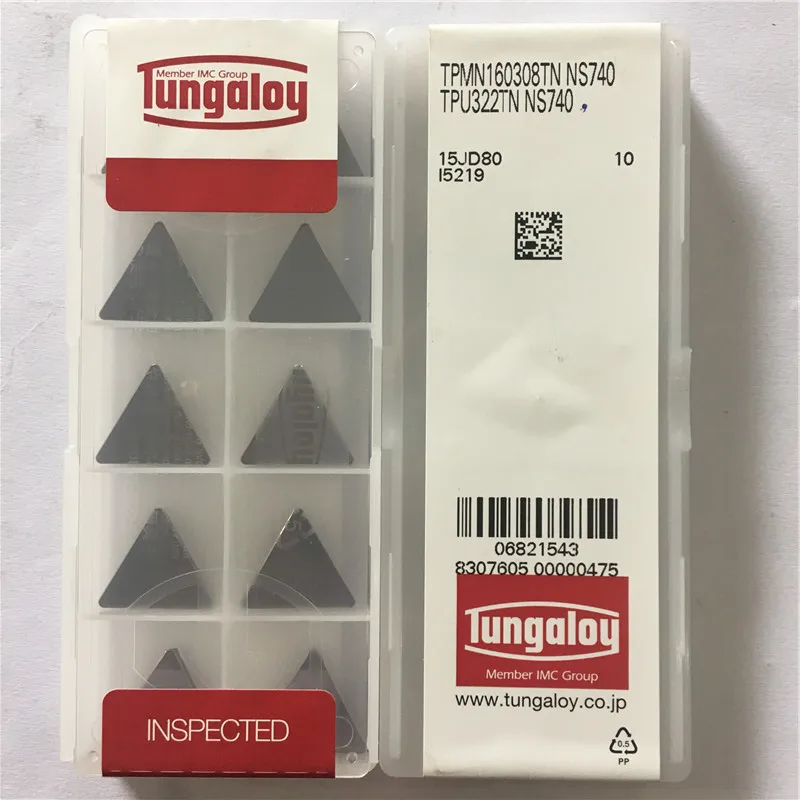 Tpmn160308tn Ns740 100 Original Tungaloy Carbide Insert With The Best