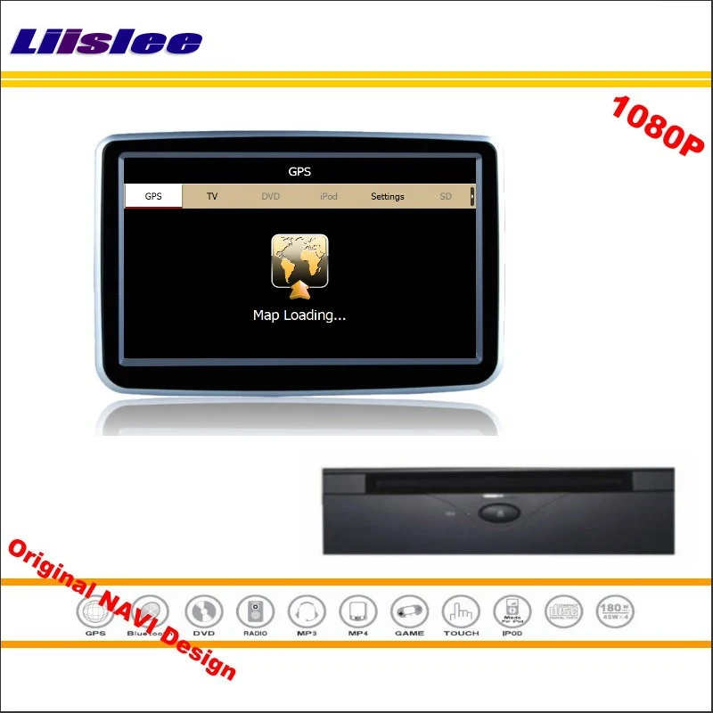 Top Liislee For Mercedes Benz A / B 2013~2015 With AUX Car Stereo Radio CD DVD Player GPS Nav Navigation System Original NAVI Design 1