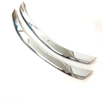 

For Honda CRV CR-V 2017 2018 ABS Chrome Front Head Light Lamp Eyebrow Cover Decoration Trim 2pcs Car Styling accessories!