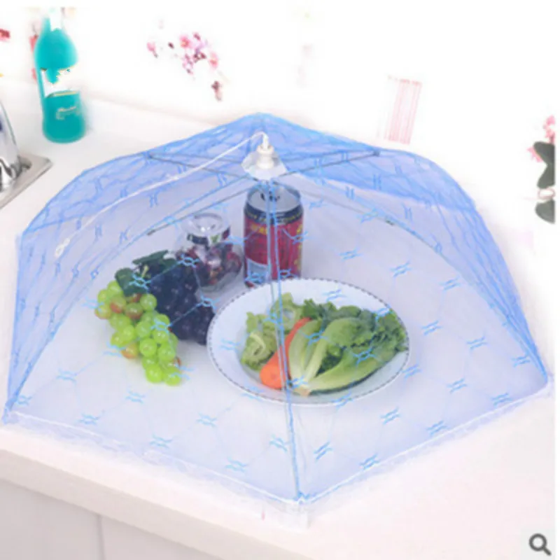 

Gauze Net Umbrella Food Cover Picnic Kitchen Anti Fly Mosquito Net Table Tent Meal Cover Table Mesh Food Cover Kitchen Tools