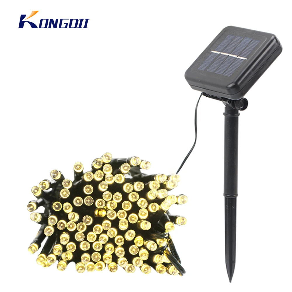 

solar led String Light outdoor Solar Powered String Light Outdoor Fairy Lamp patio lawn Waterproof Decor Christmas Lights