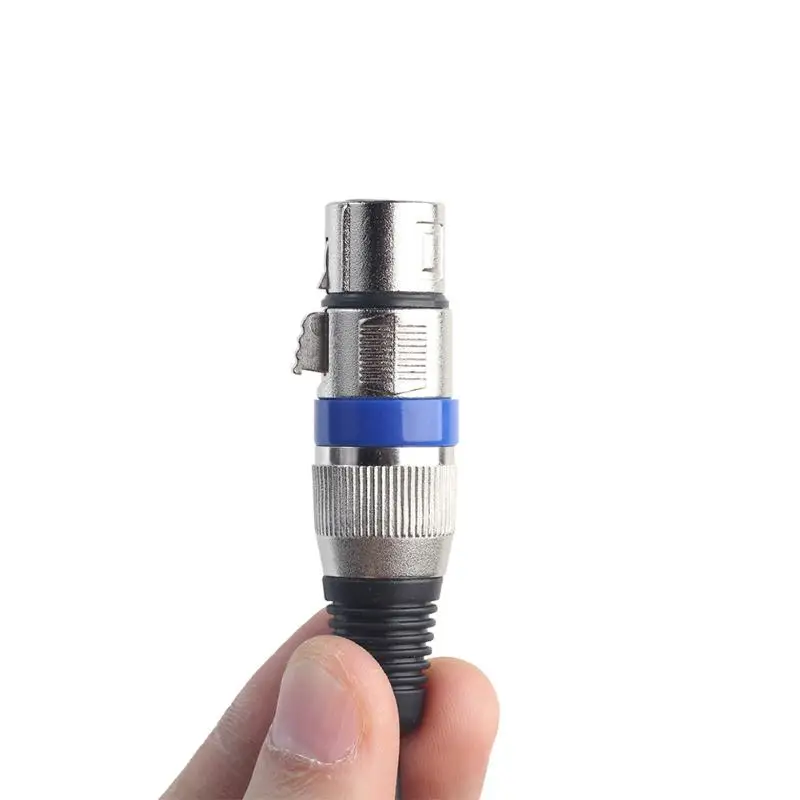 XLR 3pin Женский до 3 5 мм мужской разъем TRS аудио конвертер Кабель микрофонный