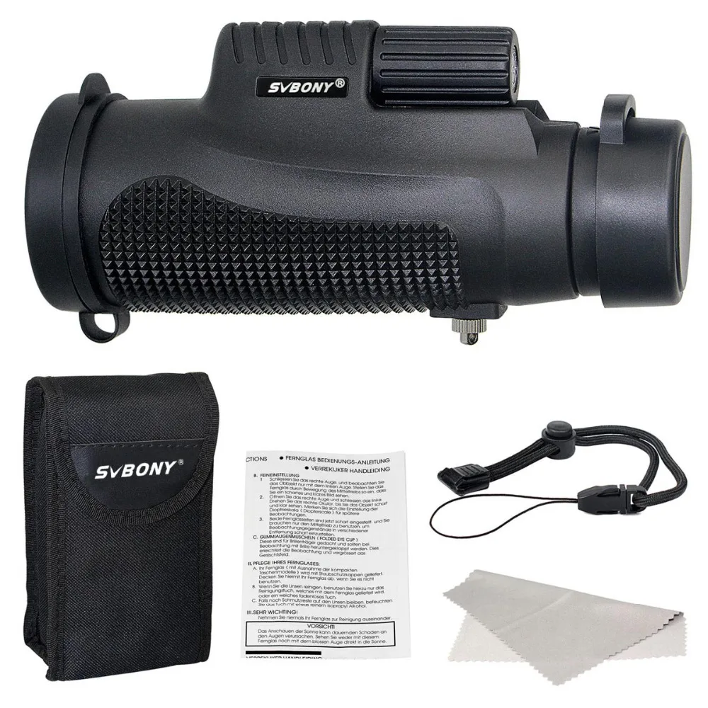 SVBONY Monocular 8x42 Hand Focus Telescope Glass