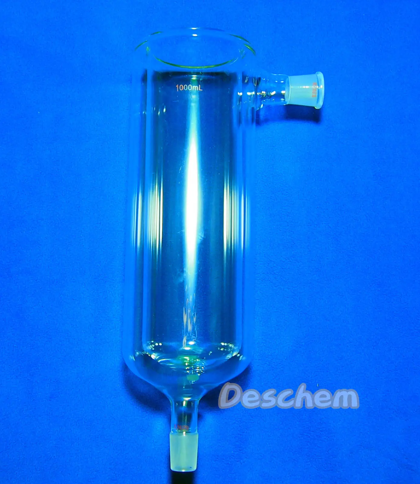 1000ml,24/40,Glass Jacketed Ice Cold Trap,Double Layer,Chemistry Lab