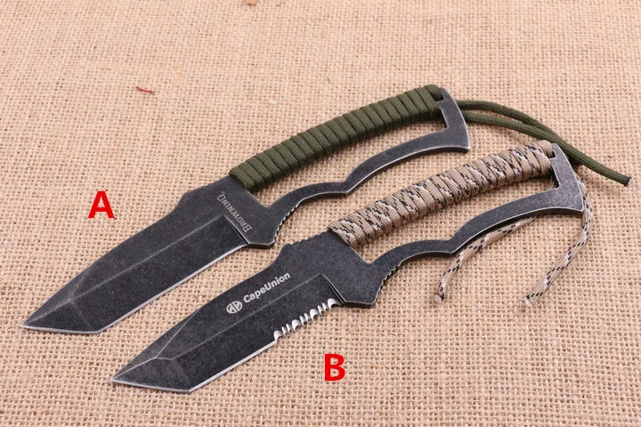 Высокая производительность 5CR15MOV лезвие Тактический Ножи, открытый прямой Ножи для шашлыков, кемпинг фиксированным лезвием Ножи, EDC