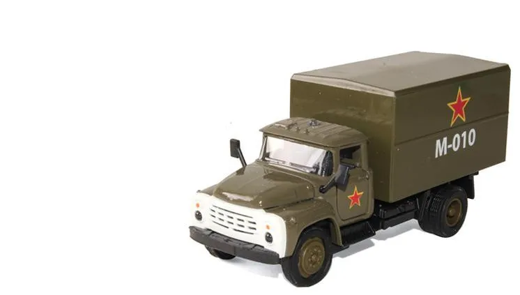 Модель военного транспортного средства из 1:43 сплава, игрушечный военный грузовик с высокой имитацией, музыкальный и Мигающий игрушечный автомобиль