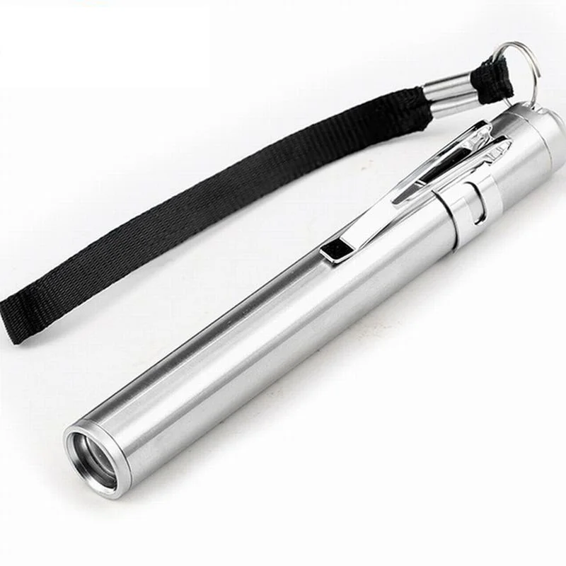 Chiclits Mini Round Moon Shape Flashlight Aluminium Alloy XML Cree LED Light AAA Powered Torch With keychain portable tail (11)
