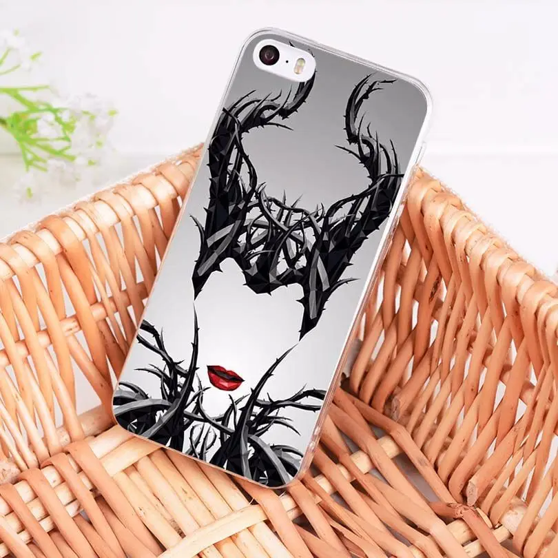 MaiYaCa Maleficent пленка прозрачный мягкий ТПУ чехол для телефона для iPhone X XS MAX XR 6 6s 7plus 8 8Plus 4S 5S 11 11pro max чехол