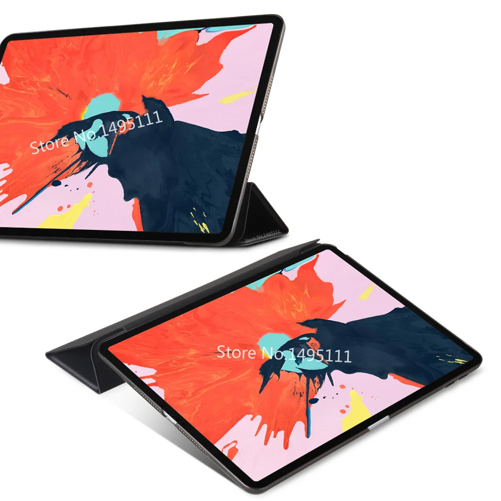 Чехол для iPad Pro 11 дюймов 2018 дюйма из искусственной кожи прозрачный ультратонкий