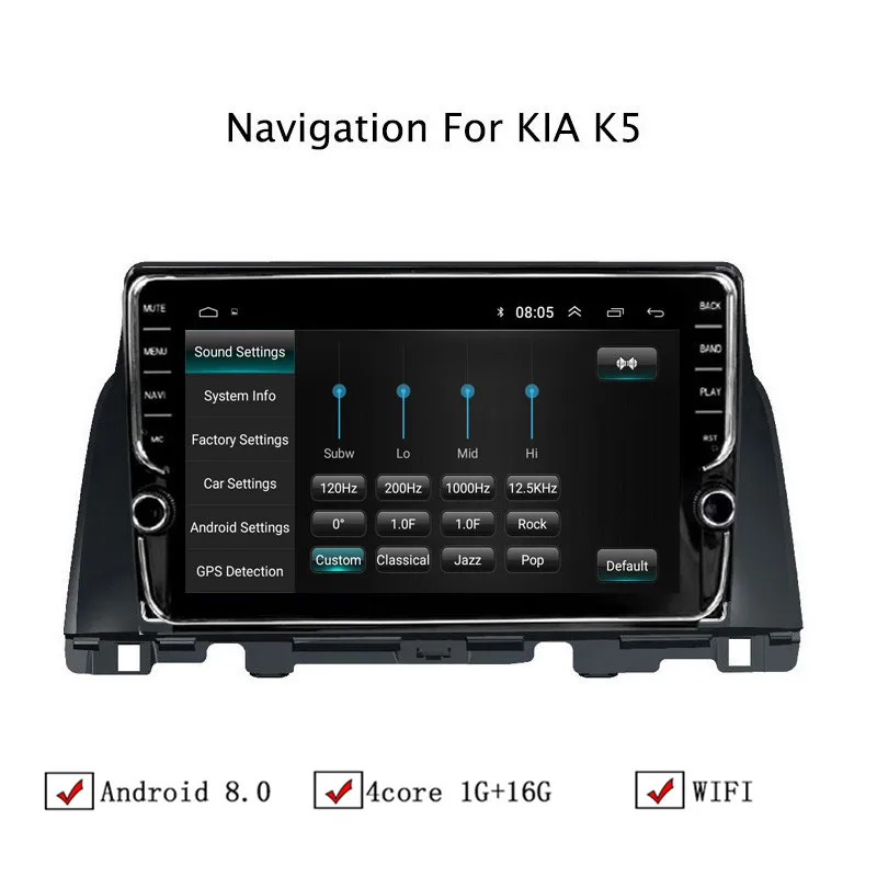 NAVITOPIA 9 дюймов автомобильный мультимедийный плеер Andriod 8 1 gps навигация для Kia K5 Optima